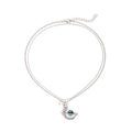 2024 autumn new arrival cross-border jewelry women's diamond-studded star pendant fashionable versatile alloy moon necklace wholesale
