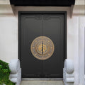 Rural self-built house door, villa door, double door, anti-theft door, self-built house, mother's entrance door, cast aluminum door