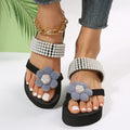 plus size toe slippers for women 2025 summer small fragrant style temu popular lightweight outer wear flower sandals for women