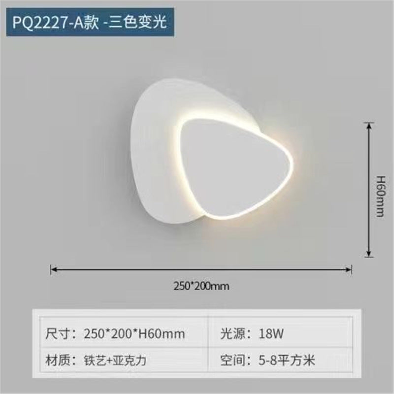 Creative minimalist wall sconce - modern lighting for living room tv backdrop, stairway, bedroom, and bedside