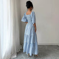 new women's striped dress for cross-border e-commerce on  (us & europe)