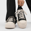 Mickey mouse big head derby shoes - men's spring breathable chunky sole height increasing casual versatile sneakers - niche design, same style leather shoes