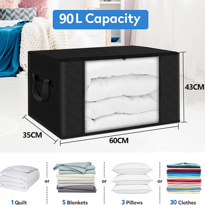 Under the bed storage bag, drawer type blanket, storage box, fabric, under the bed quilt finishing artifact, flat dust-proof sealed bag