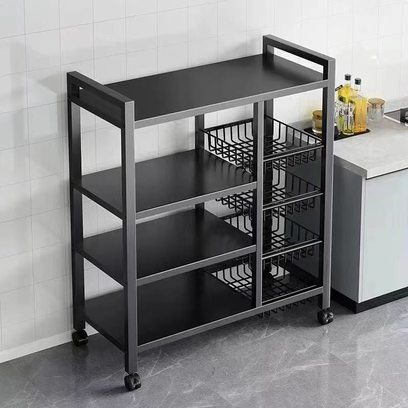 Kitchen vegetable basket floor-standing storage rack multi-layer storage vegetable and fruit storage rack multi-functional vegetable storage basket