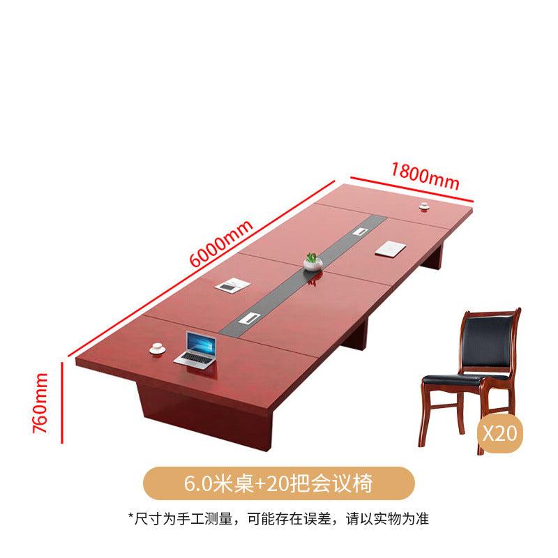 Saint li conference table with wood veneer paint conference table office negotiation training table