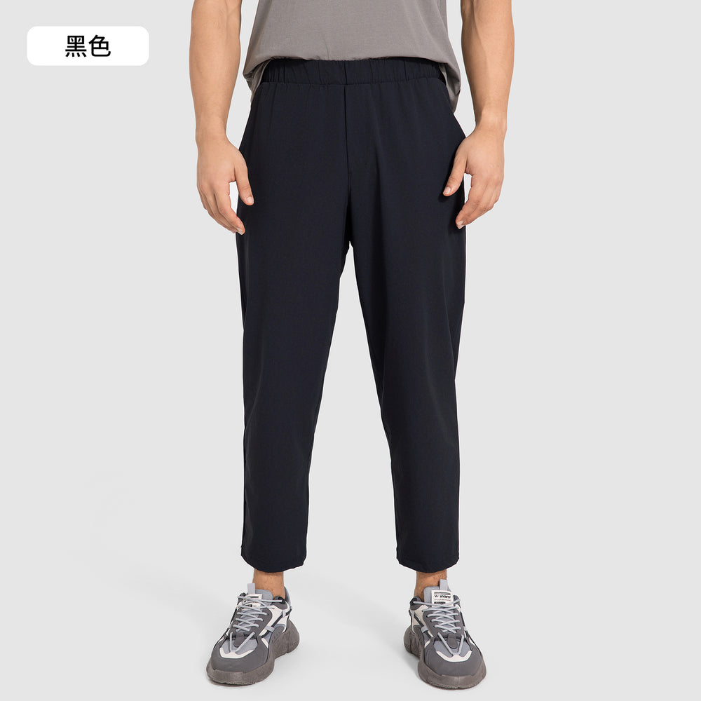 New men's straight-leg casual pants - spring/summer collection. relaxed fit, versatile, lightweight, quick-drying, ideal for running and sports. style: dmk004