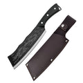 Stainless steel dragon pattern forged dragon-slaying knife - high hardness outdoor camping, picnic, trail clearing, wood chopping, and meat cutting knife