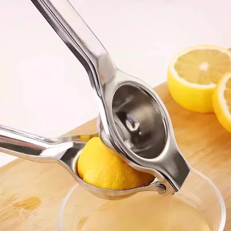 Stainless steel manual juicer - the ultimate lemon squeezer! home use hand press orange clip - mini hand press juicing tool