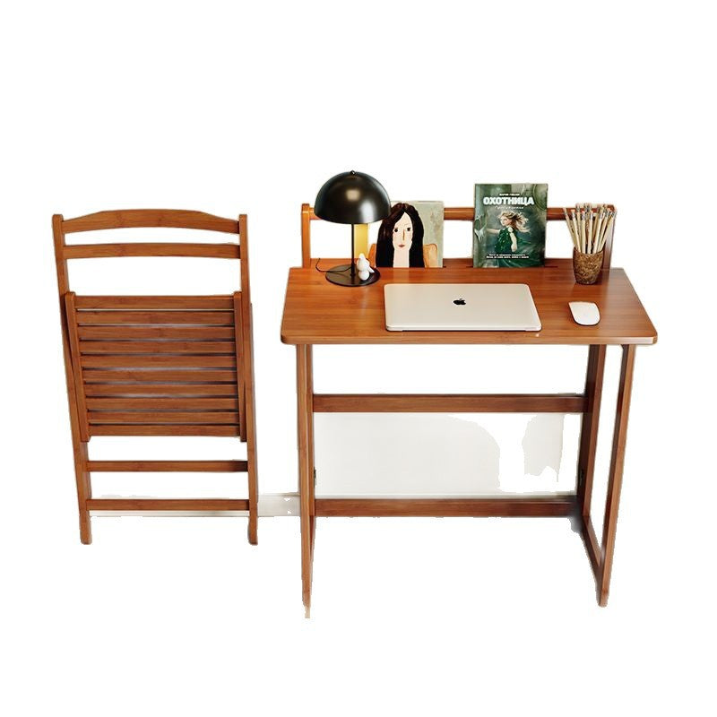 Study desk bookshelf all-in-one table small apartment bedroom for home foldable table computer desk student study writing desk
