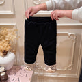 Fall and wintergirlstrendy three-layer quilted thickened bottom pants baby k-styleheattech pants kidseasiest for match children's clothing