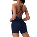 New arrival cross-border cross-back tight one-piece yoga wear sports casual hip lift all-in-one one-piece yoga wear