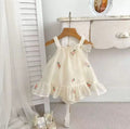 Newborn baby summer romper dress - lightweight summer bodysuit, crawling suit, 100-day celebration outfit for baby