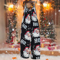 fashion   christmas pocket lazy suspender jumpsuit stylish street