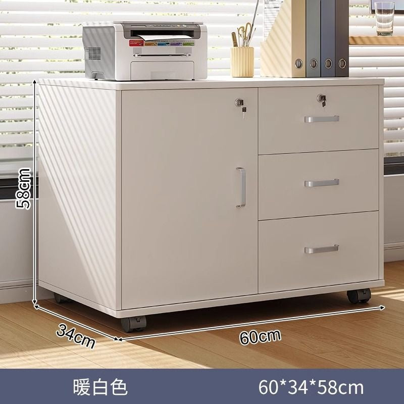 File cabinet table storage rack wooden side cabinet with lock storage cabinet storage cabinet office desk storage cabinet information cabinet