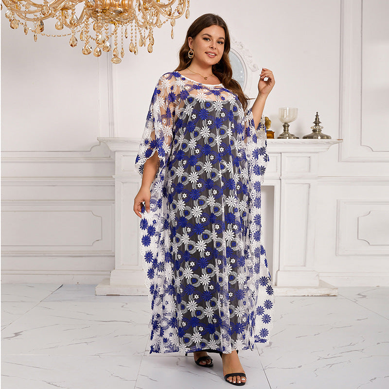supply of african laceembroidereddress robe plus sizefree size including suspenders two-piece set