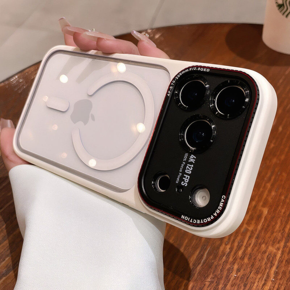 Large window suitable for iphone17 mobile phone case leica transparent magnetic suction apple 16/15promax/14 protective cover