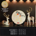 Lucky deer figurine - creative wine cabinet decoration for living room, office desk, home, housewarming gift, moving-in gift