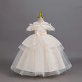 Export ready-made children's dress sequin flower wedding dress princess dress girl piano performance dress girl dress