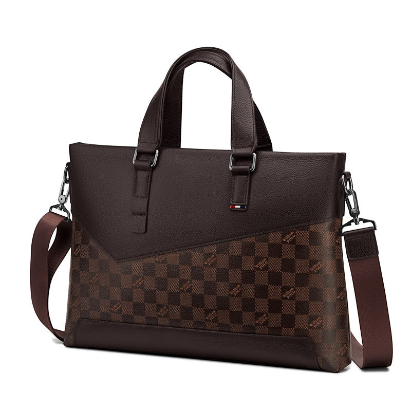 Emperor Paul briefcase men's leather messenger bag men's business leisure handbag shoulder bag genuine wholesale