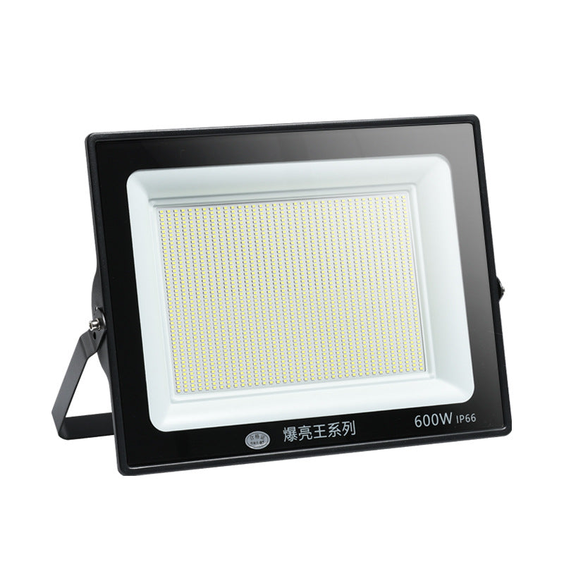 LED floodlight exploding king spotlight outdoor waterproof strong light super bright construction site searchlight outdoor lighting floodlight