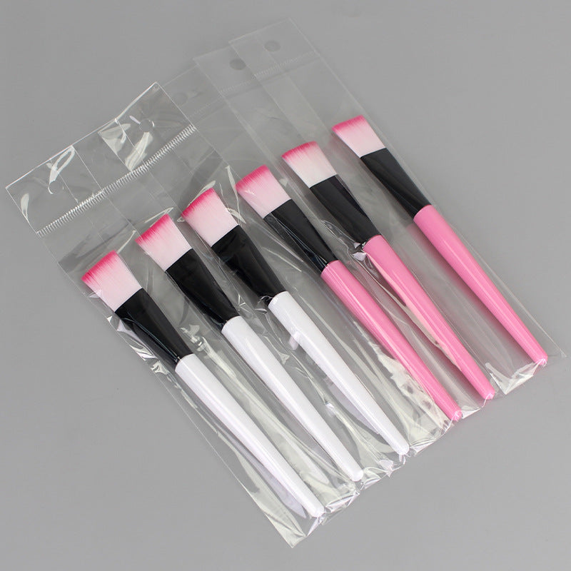Single facial mask brush, soft bristle facial hydration brush, long-handled brush, diy mask tool, beauty brush