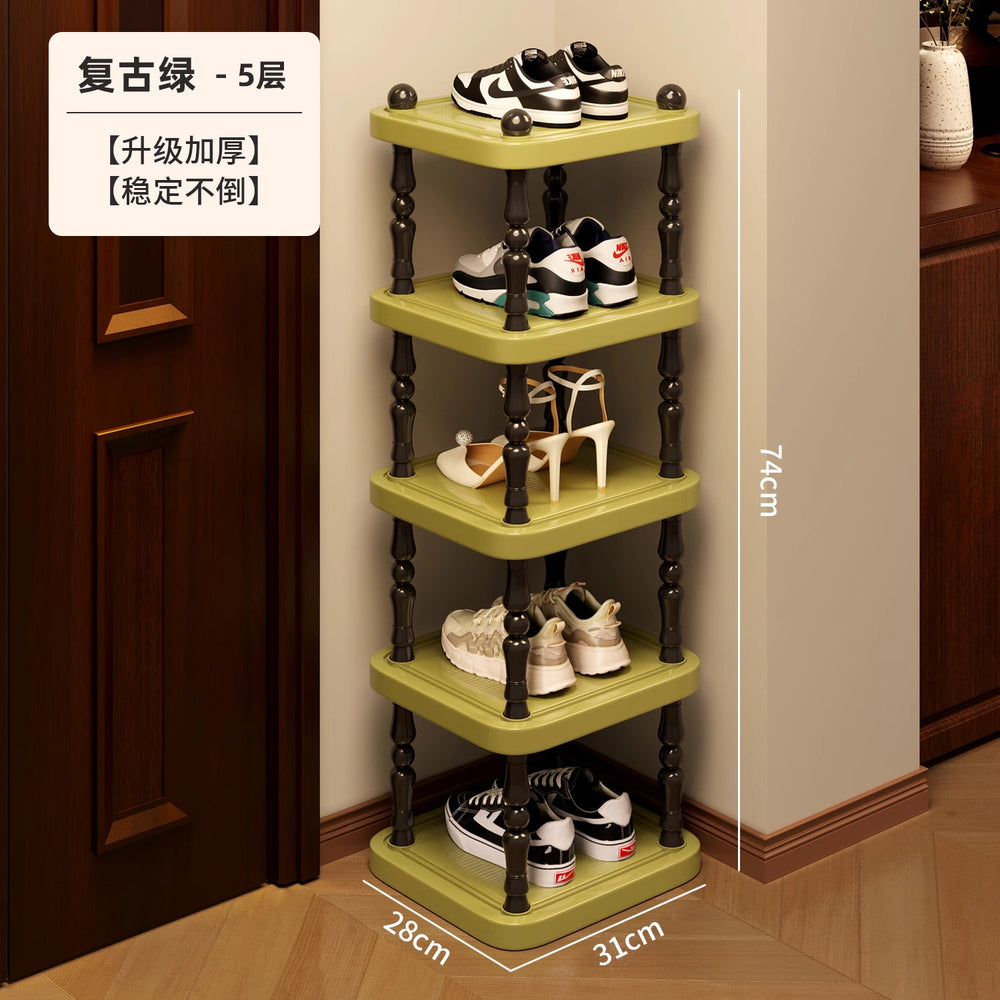 Shoe rack for home door multi-layer shoe cabinet simple storage rack rental room dormitory entrance door shoe storage handy gadget