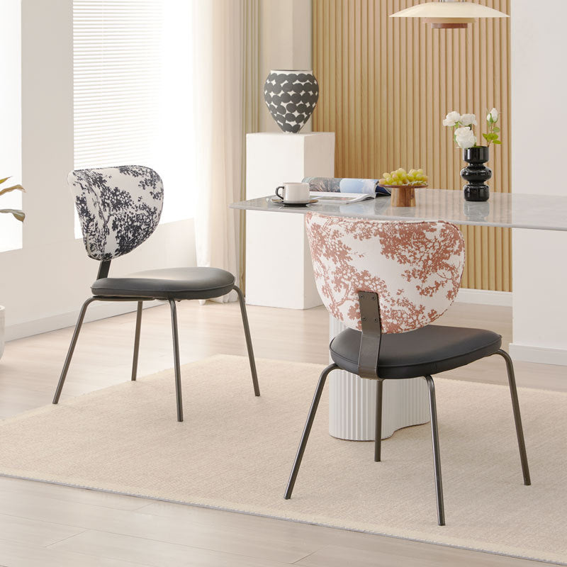 Italian minimalist modern chair - nordic style home, hotel, light luxury backrest dining chair - creative restaurant & cafe chair