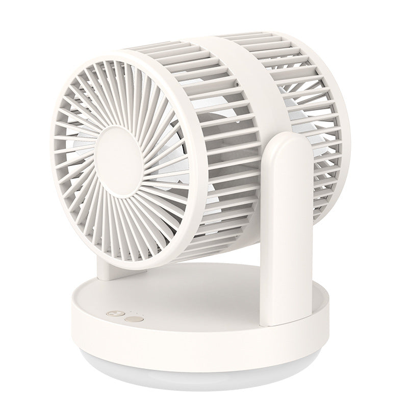 25 new japanese and korean double-head circulating fan office desktop double motor high wind usb light desktop fan
