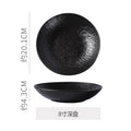 8inch deep dish-black