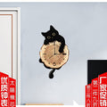 Cartoon cat wall clock - living room home decor, popular silent design,  new model, creative swinging wall clock for dining room