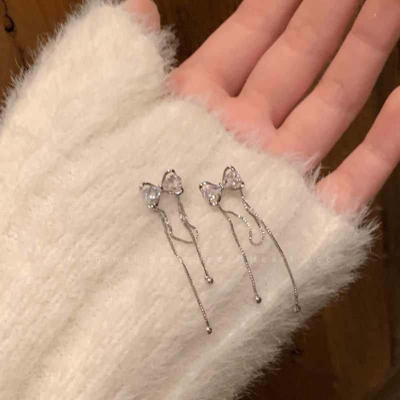 925 silver needle pearl zircon earrings for women classysenseniche style cold style forest style earrings wholesale