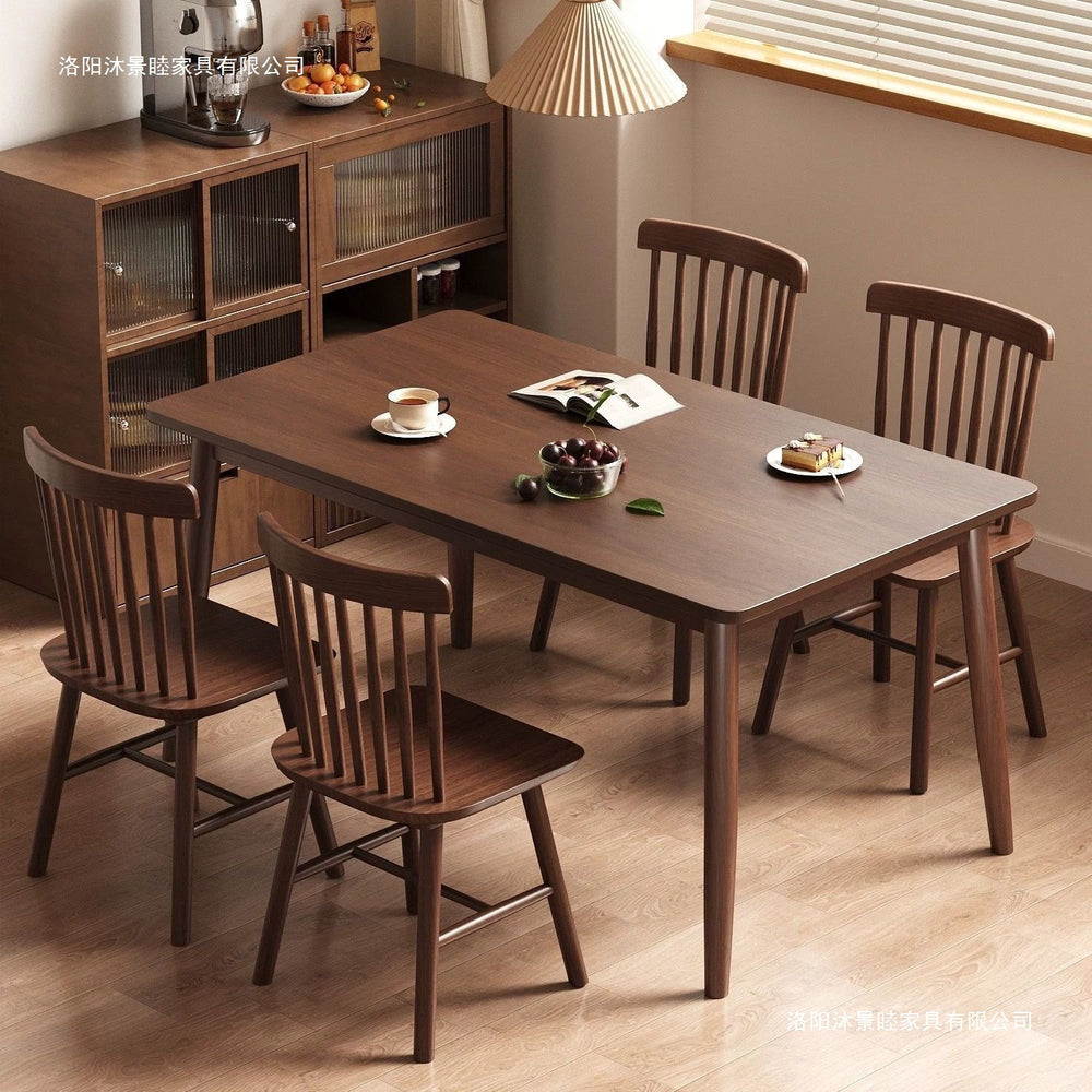 Solid wood dining table rectangular dining table nordic dining table solid wood computer desk for home small apartment dining table student desk