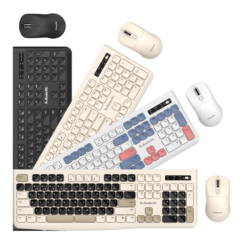 Viper wk900 wireless keyboard and mouse office business suit desktop computer notebook universal for boys and girls