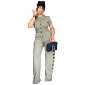 European and american style women's fall  new collection: sweet turn-down collar single-breasted short-sleeve blouse and high-waisted straight-leg pants two-piece set