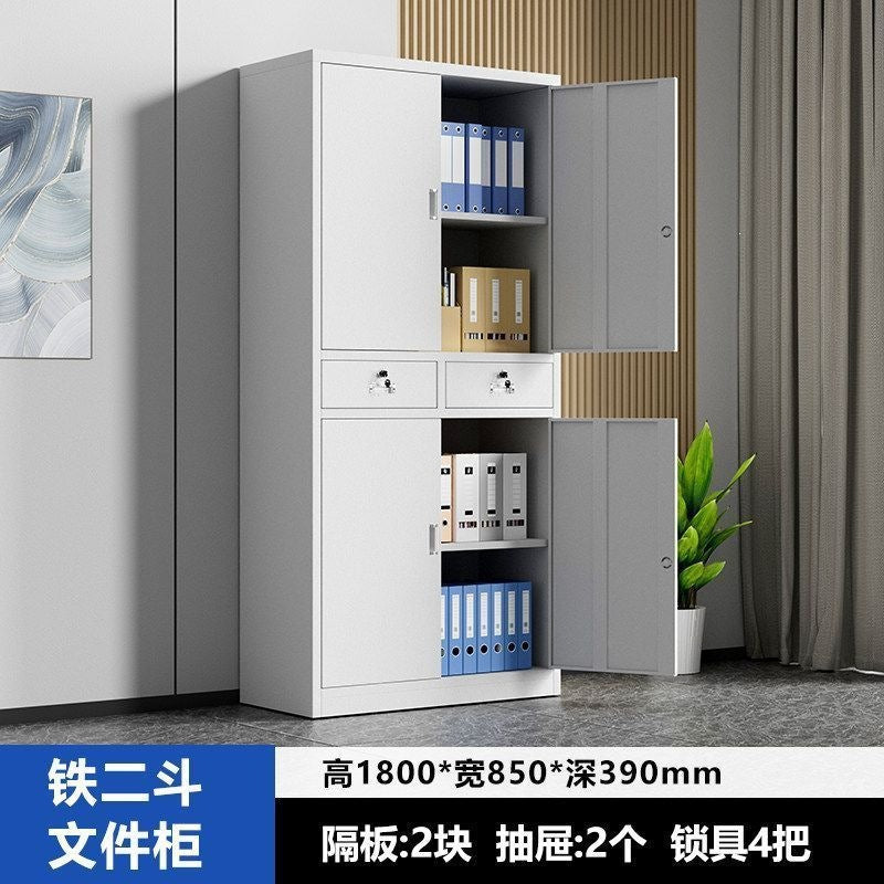 Filing cabinet office data cabinet voucher file cabinet with lock steel employee dormitory storage locker
