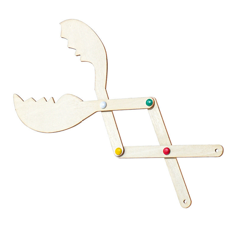 Science and technology small production handmade DIY manipulator primary school students small invention steam children's science experimental materials teaching aids