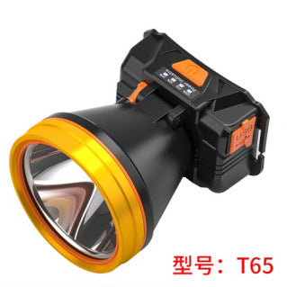 LED strong light rechargeable headlight outdoor long-distance lighting work camping mountaineering night fishing head-mounted induction headlight