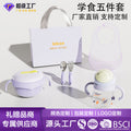 Source factory baby food tableware suitnewborn baby one-year-old gift baby feeding tableware gift box personalized
