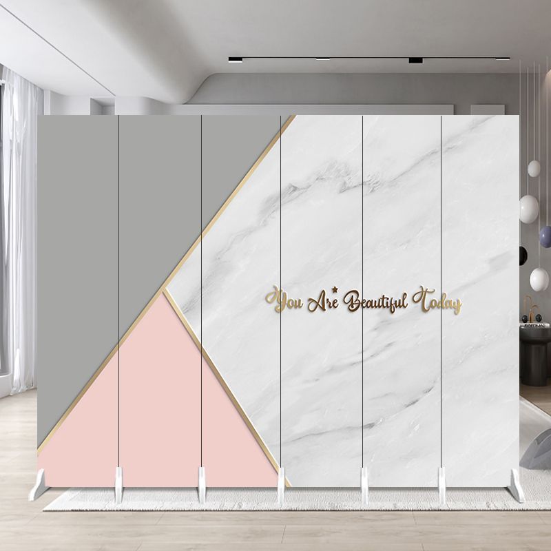 Minimalist screen partition for living room, beauty salon, office, room, home, entryway – folding and mobile