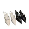 Za's 2026 spring collection: white pointed-toe wedge heel loafers - european & american fashion, versatile & trendy women's shoes