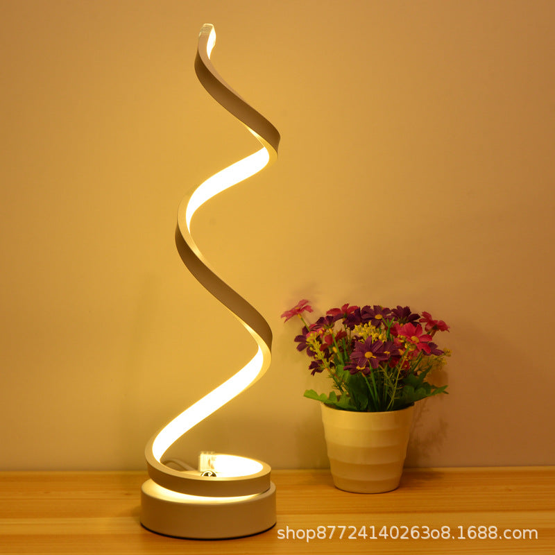 Minimalist chic bedside lamp - nordic design, artistic usb rechargeable touch & remote control desk lamp for bedroom study