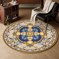 retro round for home living room sofa coffee table carpet imitation cashmere hanging basket foot mat persian bedroom bedside blanket