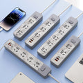 Custom pattern marble socket panel multi-outlet power strip with usb charging, 10a, corded, multiple outlets