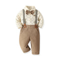 Baby boy spring outfit: gentleman's style - spring suit, tang suit, overalls two-piece set