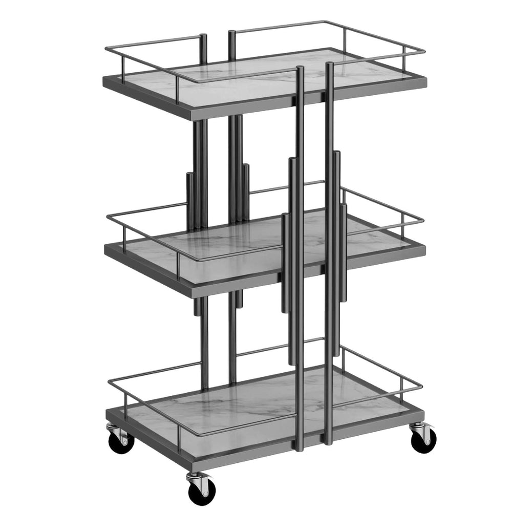 Beauty trolley, beauty salon special storage rack, accessible luxury manicure and eyelash trolley, popular hairdressing dyeing and perming tool trolley