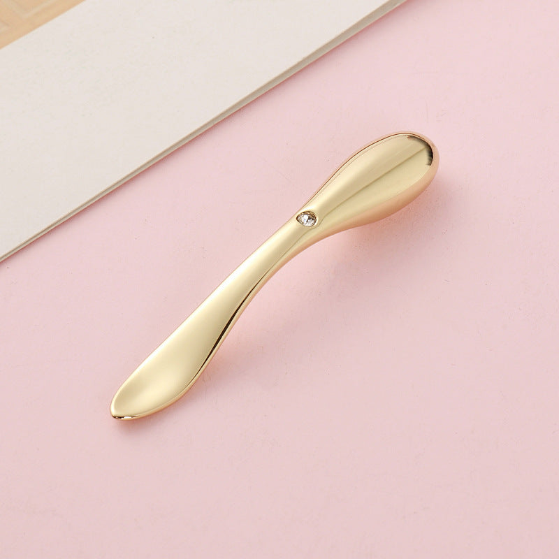 Eye cream applicator, skincare cream spatula, massage wand, serum infusion wand, metal eye cream massage tool, beauty eye massage spoon