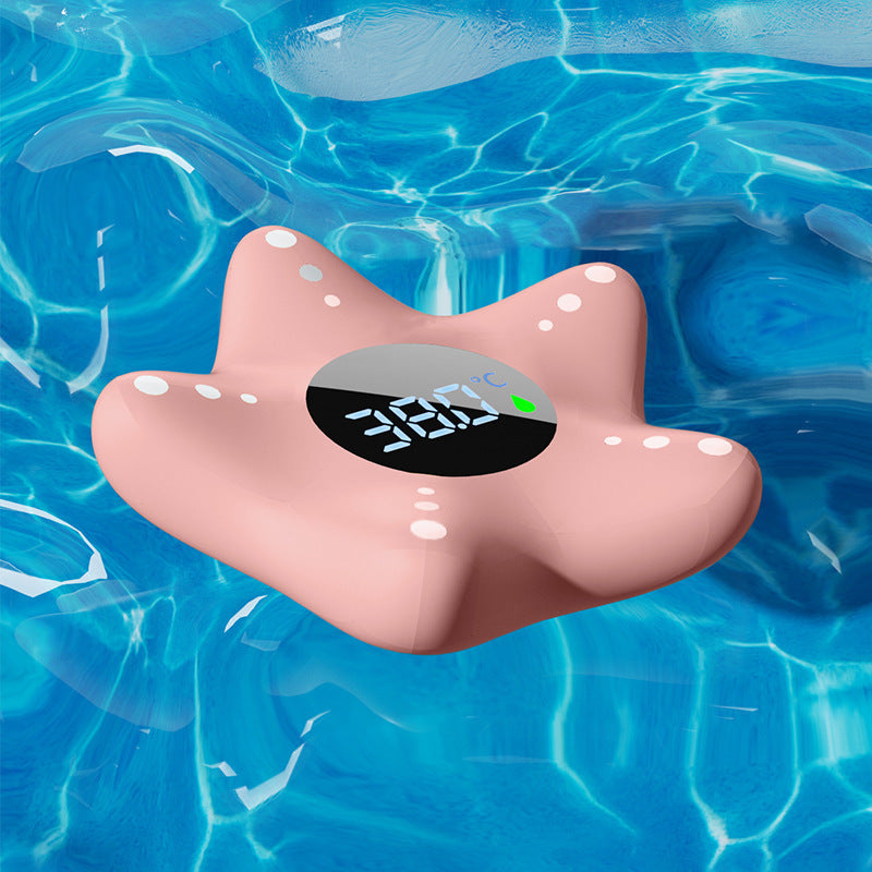 Baby water thermometer - smart digital hd display for accurate bath temperature measurement - cross-border exclusive