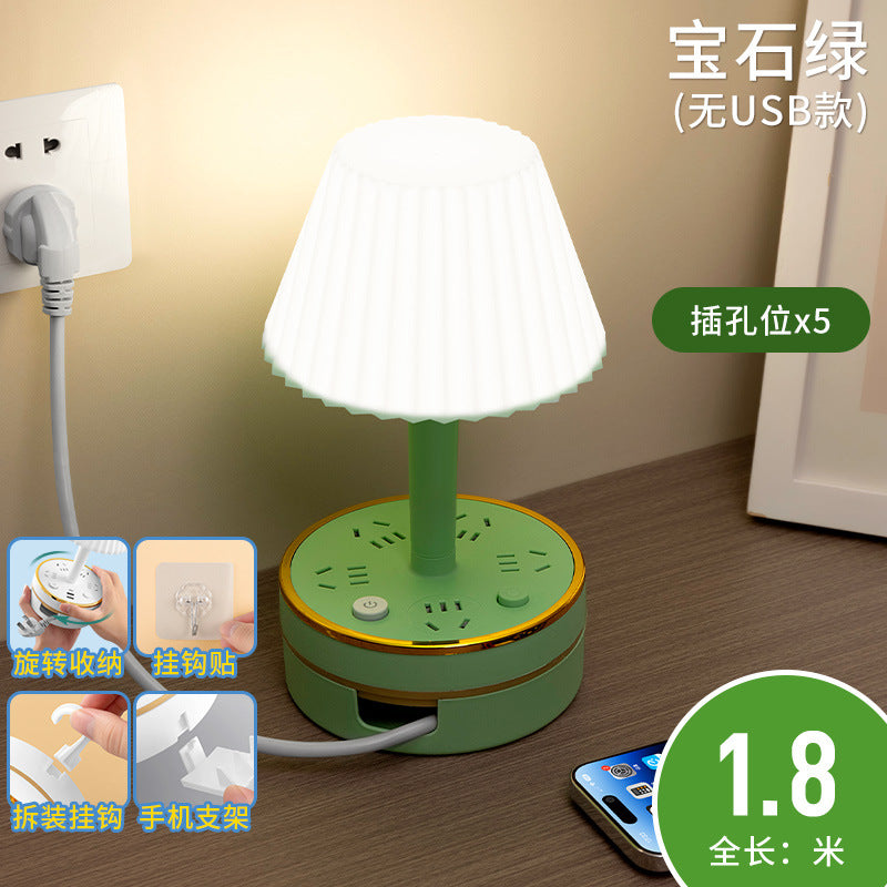 Master bedroom table lamp bedside lamp modern decorative atmosphere night light baby feeding eye protection soft light sleep usb socket