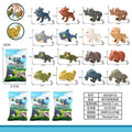 2-pack [english blind bag] 16 styles random - large animal series