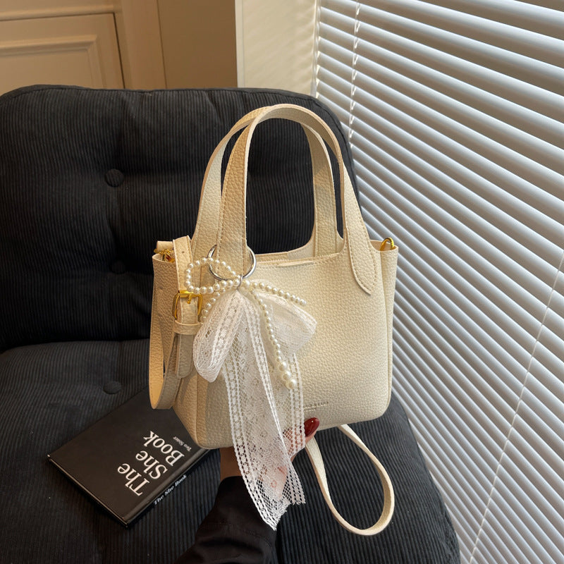 Foreign trade advanced sense small bag women 2025 new fashion versatile messenger bag summer super fire handbag bucket bag